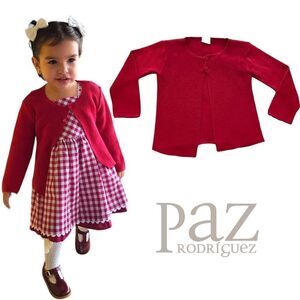 PAZ RODRIGUEZ | Red | KNIT LONG CARDIGAN